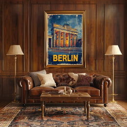 Berlin Iconic Landmark Poster
