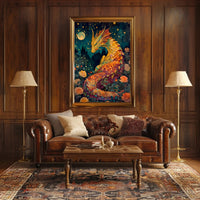 Mystical Dragon Garden Enchantment Fantasy or Mythology Poster