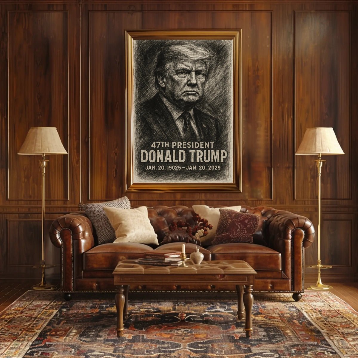 Donald Trump The Unyielding Resolve Poster