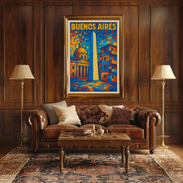 Buenos Aires Mosaic Poster