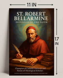 St. Robert Bellarmine Defender of the Faith Poster PosterGoat