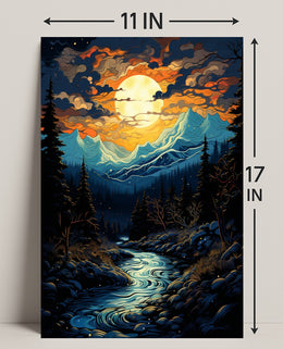 Aye Mystical Landscape Poster