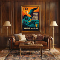 Wander in Color United States Minor Outlying Islands Poster