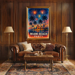 Miami Beach Celebration Poster