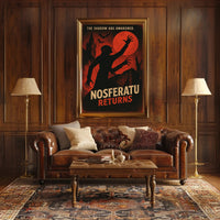 Nosferatu Eerie Gothic Horror Art Print Fantasy or Mythology Poster