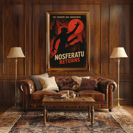 Nosferatu Eerie Gothic Horror Art Print Fantasy or Mythology Poster
