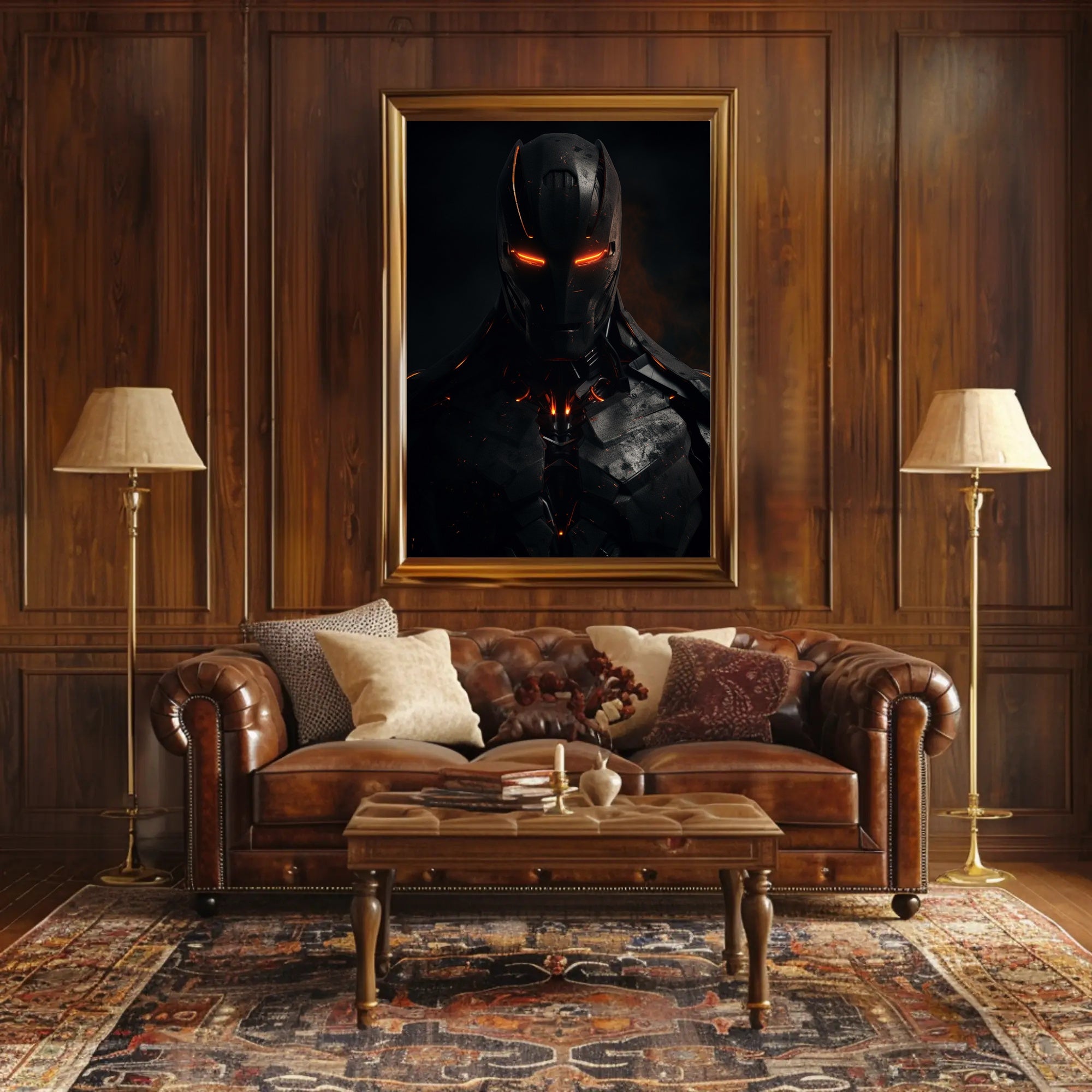 Futuristic Warrior Poster