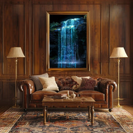 Digital Waterfall Poster