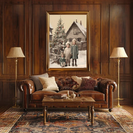 Vintage Holiday Charm Vintage Poster