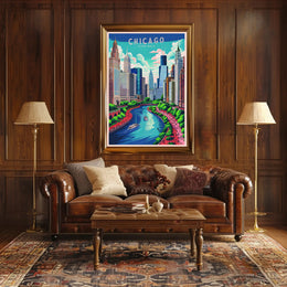 Chicago Riverwalk Poster