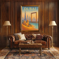 Dubai Poster Wall Art Blends Tradition Modernity For Home