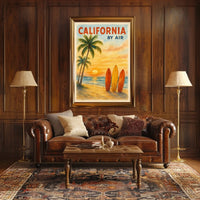 California by Air Poster