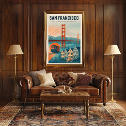San Francisco  City of Innovation and Culture Poster PosterGoat