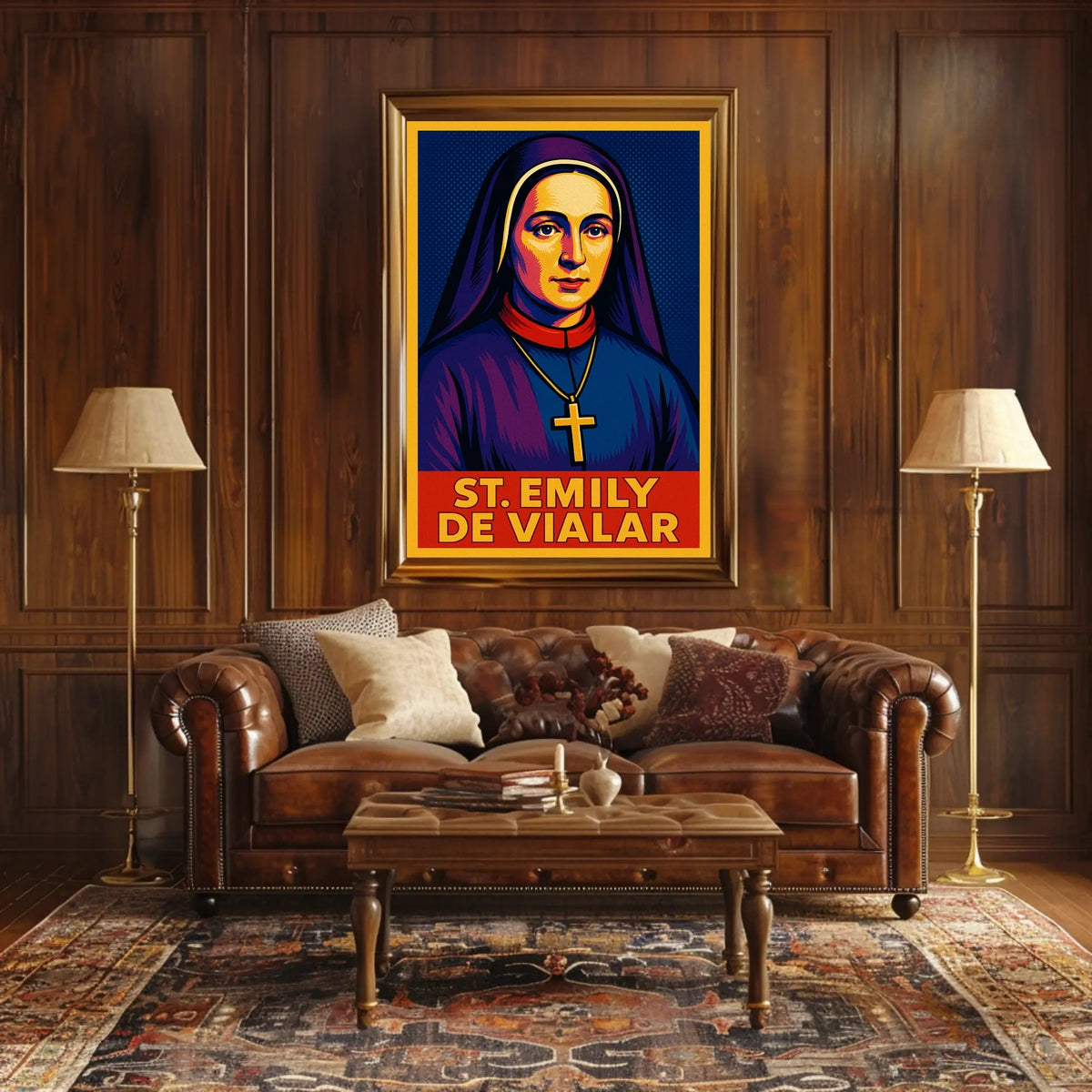 St. Emily de Vialar Poster