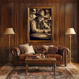 Western Saloon Mood Poster