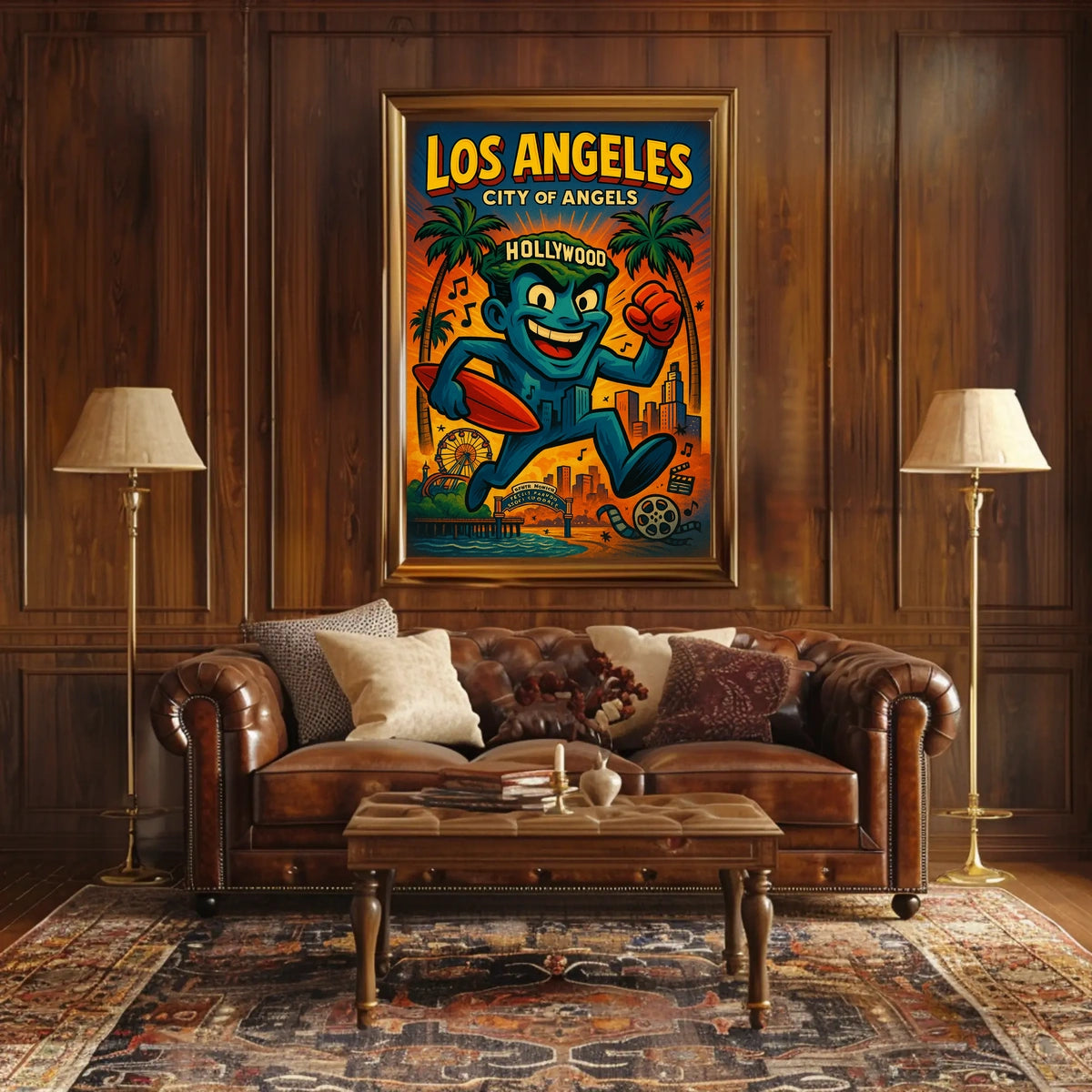 Los Angeles City Of Angels Poster