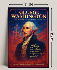 George Washington 1st President Poster PosterGoat