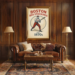 Boston Red Stockings  Est. 1870s Poster PosterGoat