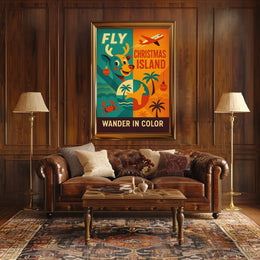 Fly to Christmas Island Poster