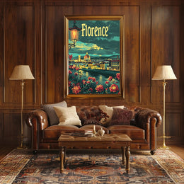 Florence Cathedral Vintage Artistry Poster
