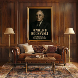 Franklin D. Roosevelt 32nd President Poster