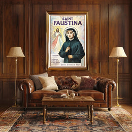 Saint Faustina Poster PosterGoat