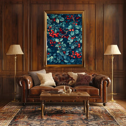 Vibrant Foliage and Berries Wall Art