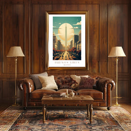 Buenos Aires Skyline Poster PosterGoat