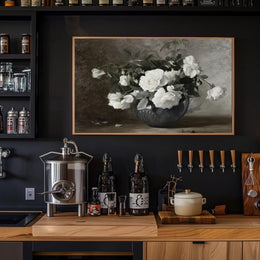 Elegant Floral Still Life Poster