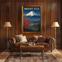 Mount Fuji Cultural Icon of Japan Poster
