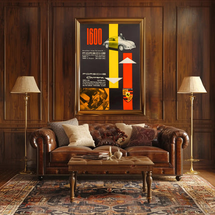 Introducing the New Porsche Models Poster