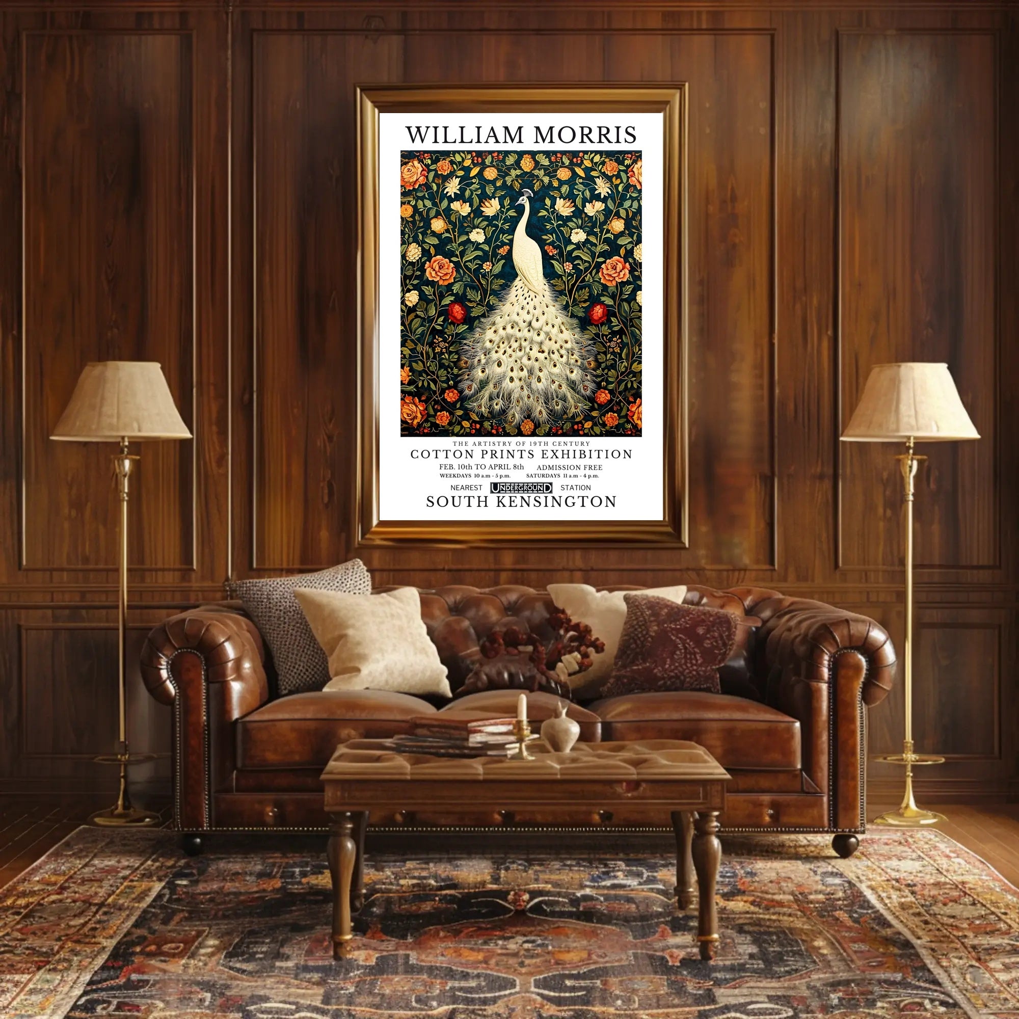 William Morris Vintage Floral Artistic Poster