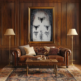 Entomology and Botanical Vintage Artistic Poster PosterGoat