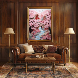 Cherry Blossom Serenity Poster
