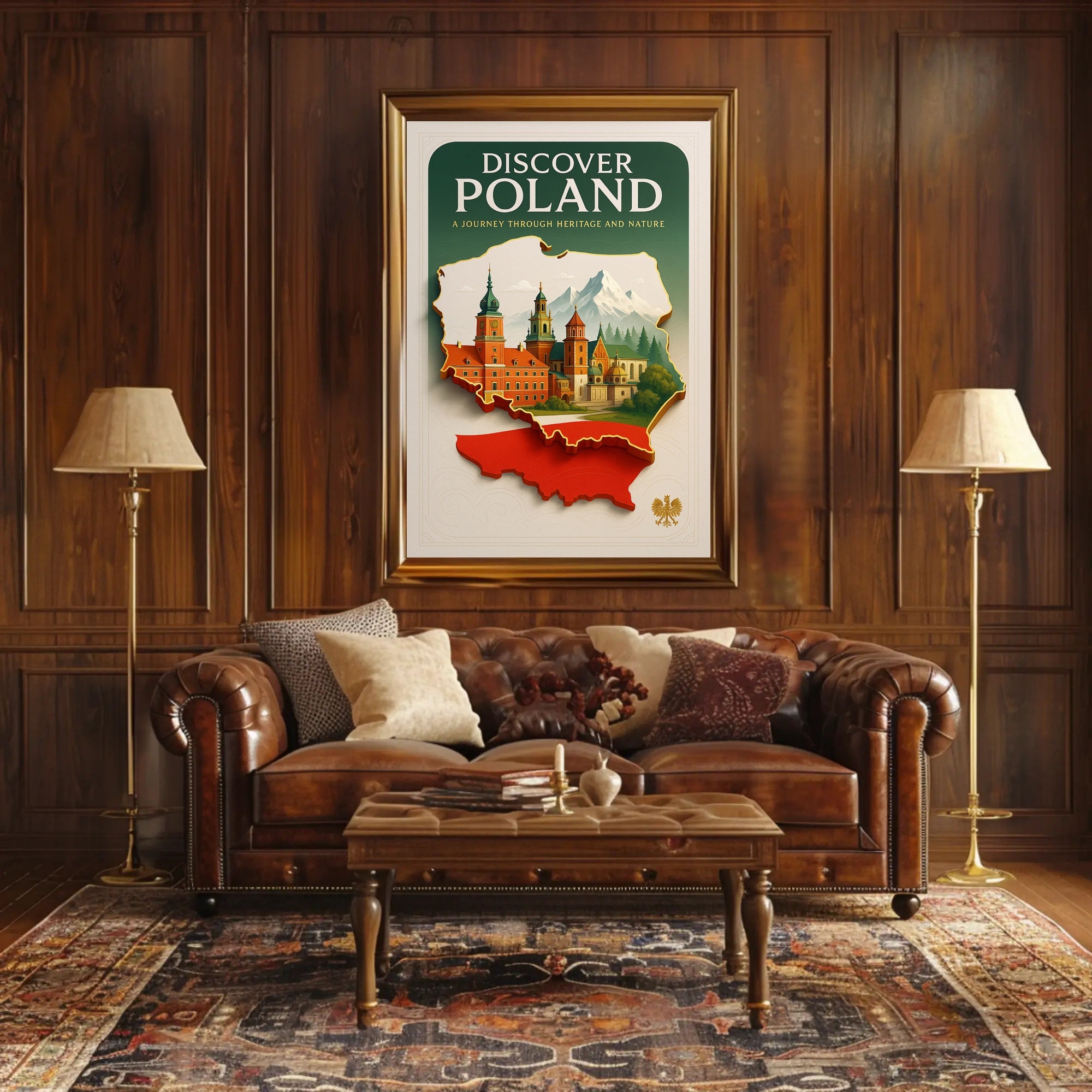 Discover Poland Poster PosterGoat