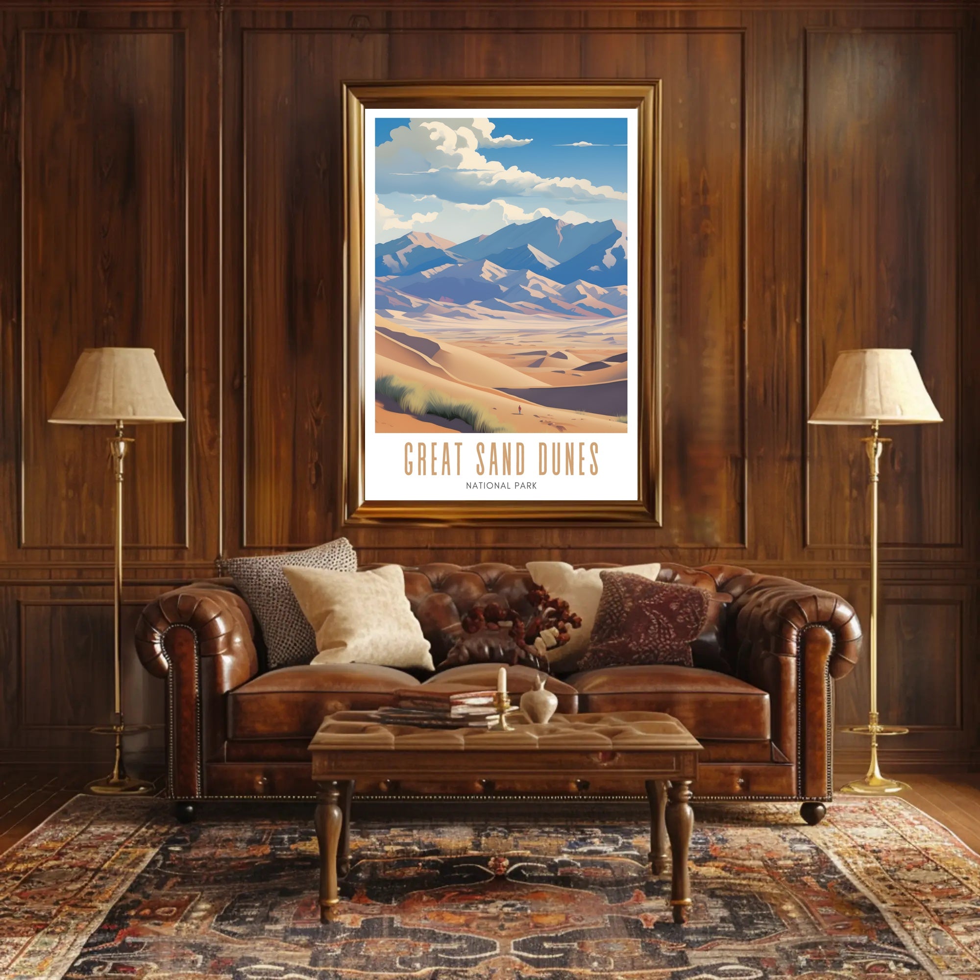 Great Sand Dunes National Park Scenic Poster Print