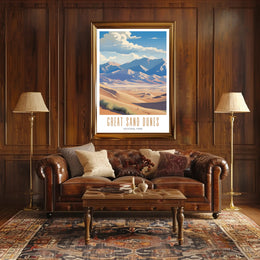 Great Sand Dunes National Park Scenic Poster Print