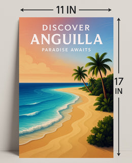 Discover Anguilla Paradise Awaits Poster PosterGoat