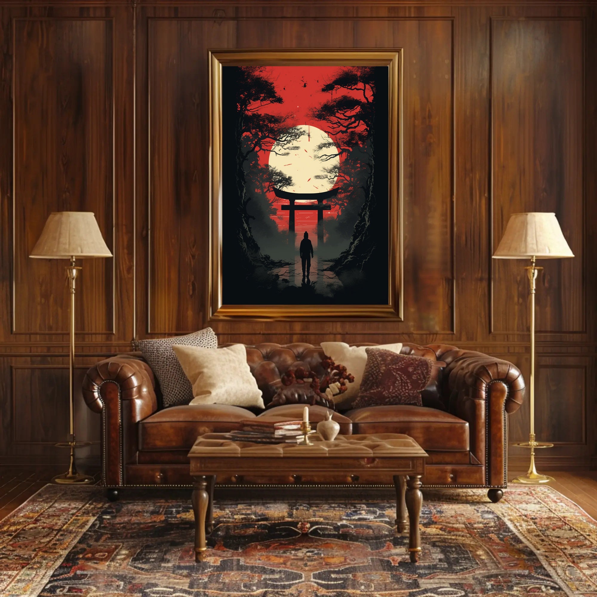 Journey Through The Torii Gate Poster PosterGoat