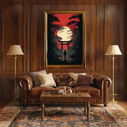 Journey Through The Torii Gate Poster PosterGoat