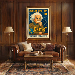 Albert Einstein The Theory Of Poster
