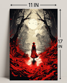 The Enchanted Forest Path Poster