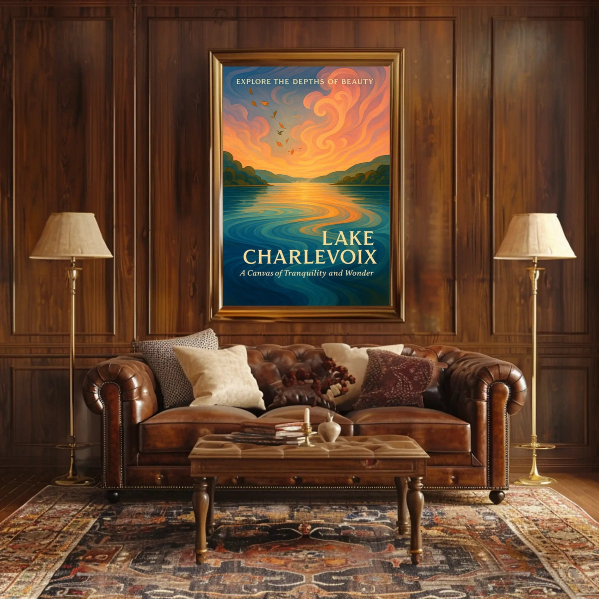 Lake Charlevoix A Canvas Of Poster