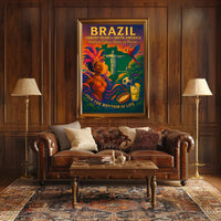 Vibrant Heart of South America Poster