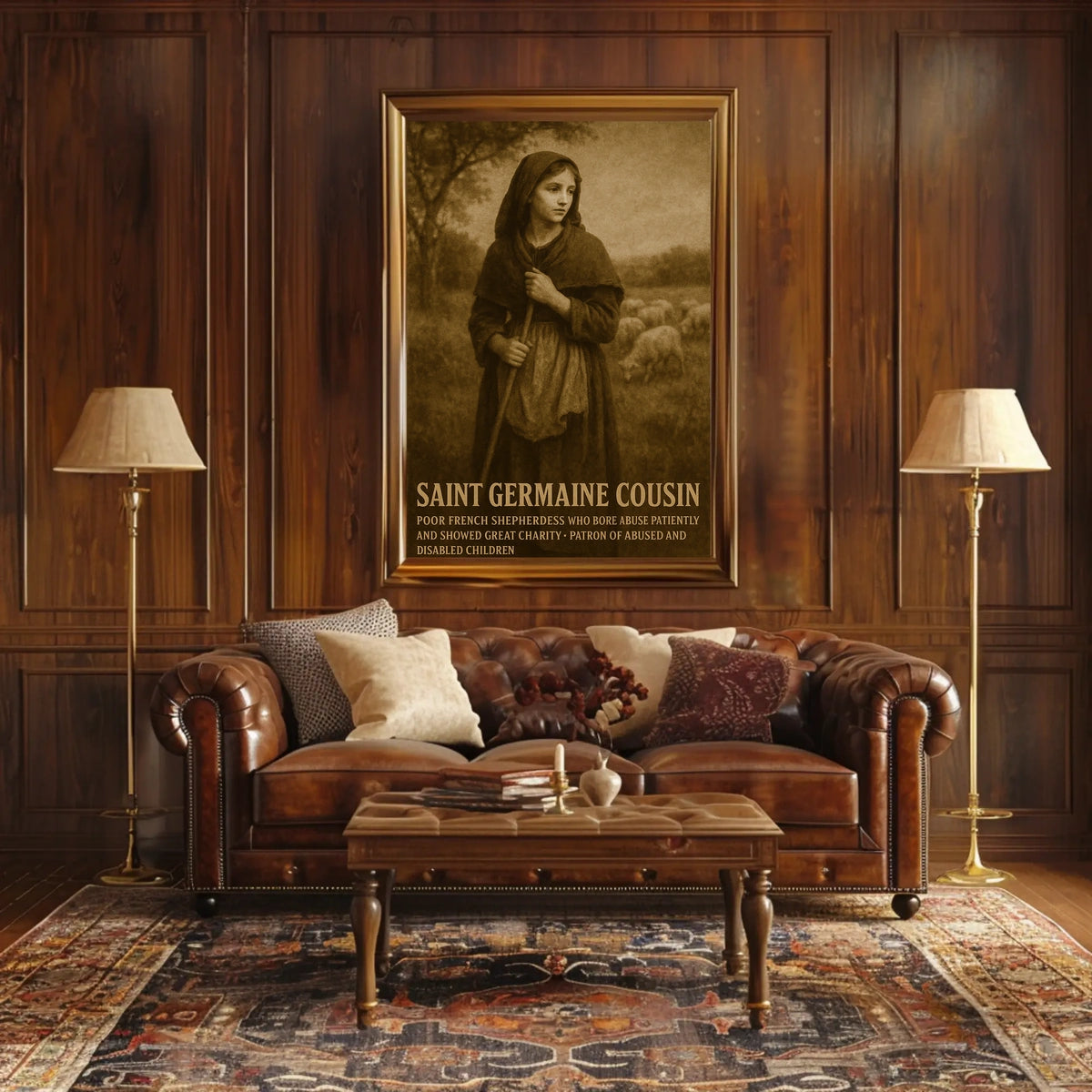 Saint Germaine Cousin Patron Of Abused Poster