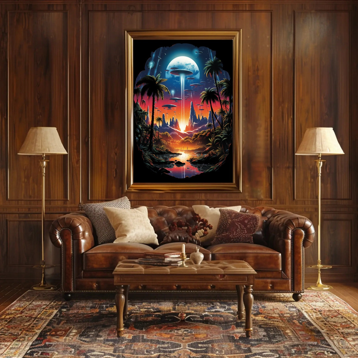 Cosmic Oasis Poster