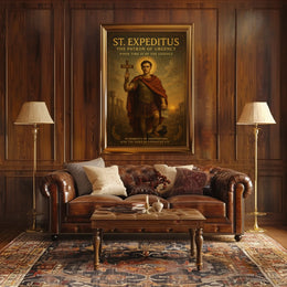 St. Expeditus The Patron of Urgency Poster