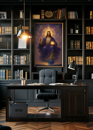 Divine Majesty Sacred Art Iconography Poster