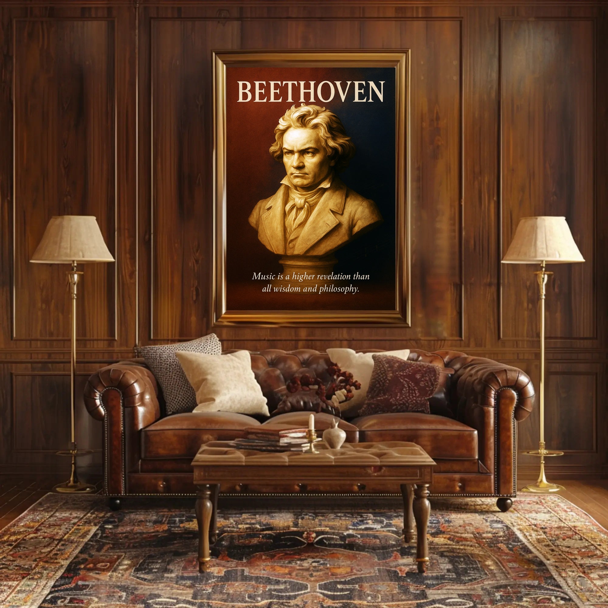 Beethoven Musical Genius Poster PosterGoat