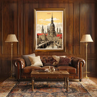 Dresden Architectural Elegance Poster